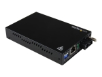 StarTech.com Multimode (MM) SC Fiber Media Converter for 1Gbe Network - 550m Range - Gigabit Ethernet -Remote Monitoring - 850nm (ET91000SC2) - fibre media converter - GigE