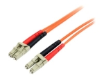 StarTech.com 2m Fiber Optic Cable - Multimode Duplex 62.5/125 - LSZH - LC/LC - OM1 - LC to LC Fiber Patch Cable (FIBLCLC2) - patch cable - 2 m - orange