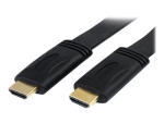 StarTech.com 5m Flat High Speed HDMI Cable with Ethernet Ultra HD 4kx2k - HDMI cable with Ethernet - 5 m