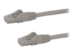 StarTech.com 5m CAT6 Ethernet Cable, 10 Gigabit Snagless RJ45 650MHz 100W PoE Patch Cord, CAT 6 10GbE UTP Network Cable w/Strain Relief, Grey, Fluke Tested/Wiring is UL Certified/TIA - Category 6 - 24AWG (N6PATC5MGR) - patch cable - 5 m - grey