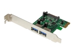 StarTech.com 2 Port PCI Express (PCIe) SuperSpeed USB 3.0 Card Adapter with UASP - SATA Power - Dual Port USB 3 PCIe Controller (PEXUSB3S24) - USB adapter - PCIe - USB 3.0 x 2
