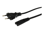 StarTech.com 1m (3ft) Laptop Power Cord, EU Plug to C7, 2.5A 250V, 18AWG, Notebook / Laptop Replacement AC Power Cord, Printer/Power Brick Cord, Europlug to IEC 60320 C7 - Laptop Charger Cable, UL Listed - power cable - IEC 60320 C7 to Europlug - 1 m