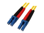 StarTech.com 7m Fiber Optic Cable - Single-Mode Duplex 9/125 - LSZH - LC/LC - OS1 - LC to LC Fiber Patch Cable (SMFIBLCLC7) - patch cable - 7 m - yellow