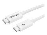 StarTech.com 3.3ft (1m) Thunderbolt 3 Cable, 20Gbps, 100W PD, 4K Video, Thunderbolt-Certified, Compatible w/ TB4/USB 3.2/DisplayPort - Thunderbolt cable - 24 pin USB-C to 24 pin USB-C - 1 m