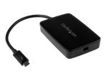 StarTech.com Thunderbolt 3 to Thunderbolt 2 Adapter, TB3 Laptop to TB2 Displays & Devices, Thunderbolt 2 20Gbps or Thunderbolt 1 10Gbps, TB3 to TB2 Converter, TB3 Certified, Windows & Mac - 8in Attached Cable (TBT3TBTADAP) - Thunderbolt adapter - Mini Dis