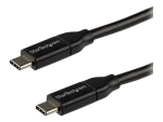 StarTech.com USB C To USB C Cable - 10 ft / 3m - USB-IF Certified - 5A PD - USB 2.0 - USB Type C Charging Cable - USB C Fast Charge Cable (USB2C5C3M) - USB-C cable - USB-C to USB-C - 3 m