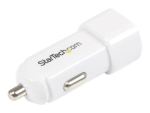 StarTech.com Dual Port USB Car Charger High Power (17 Watt / 3.4 Amp) car power adapter - USB - 17 Watt