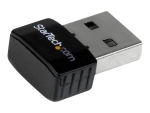 StarTech.com USB 2.0 300 Mbps Mini Wireless-N Network Adapter - 802.11n 2T2R WiFi Adapter - USB Wireless Adapter - N300 Wireless NIC (USB300WN2X2C) - network adapter - USB 2.0