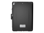 UAG Rugged Case for iPad 10.2-in (7/8 Gen, 2019/2020) - Scout Black - flip cover for tablet