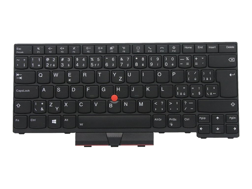 Chicony - notebook replacement keyboard - with ClickPad, Trackpoint ...